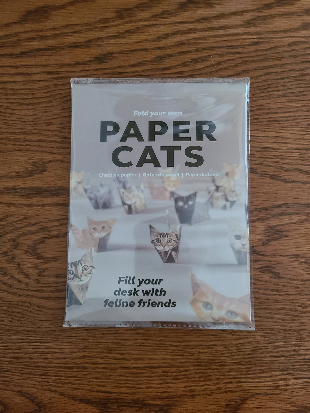 Fold Your Own Paper Cats - Origami Kit